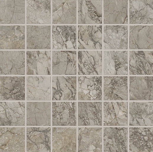 Tele di Marmo Mosaico 5x5 Breccia Braque Lap. - фото 1