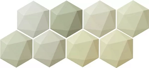 Origami Green hex 11x12.5 - фото 1