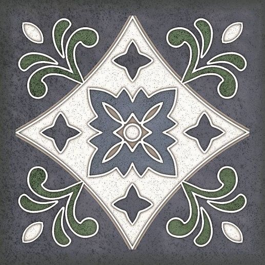 Smalto Decor 3 Blu 15x15 - фото 1