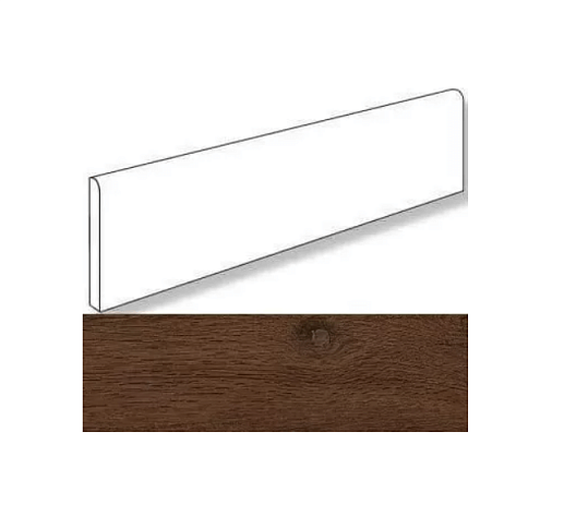 Oak Reserve Dark Brown Battiscopa 7.2x60 - фото 1