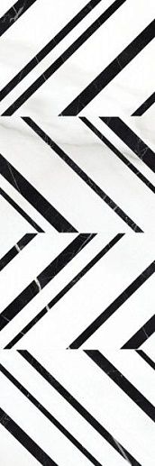 Gatsby Black White 25x75 G1 - фото 1