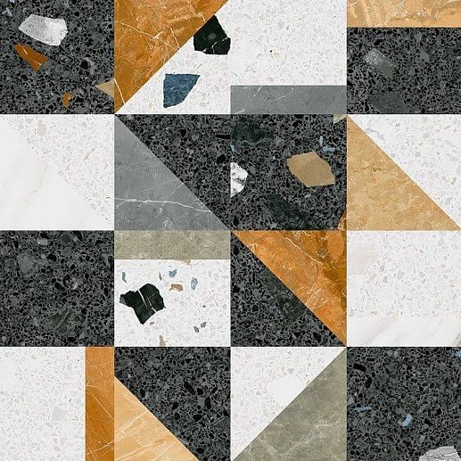 Stracciatella Stellato-R Multicolor 80x80 - фото 1