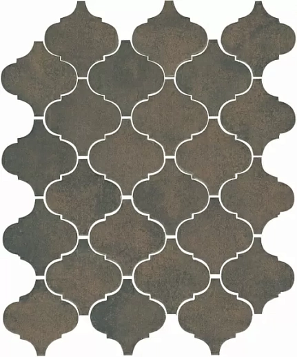 65004 Арабески котто коричневый 26x30 - фото 1