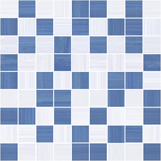 Waterlife Stripes синий+серый 30x30 - фото 1