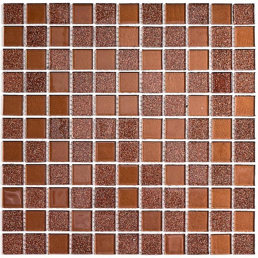 Mosaics Shine Brown 30x30 - фото 1