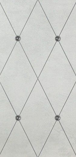 AD Maiora Rhombus Fregio Platino Perla 50x100 - фото 1