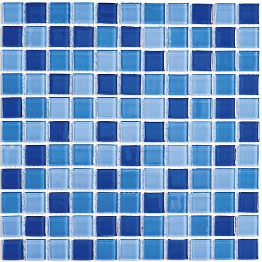 Mosaics Blue Wave-1 30x30 - фото 1