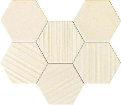 Horizon Hex Ivory 22.1x28.9 - фото 1