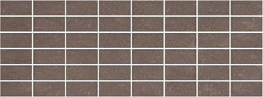MM15111 Орсэ декор коричневый мозаичный 15*40 - фото 1