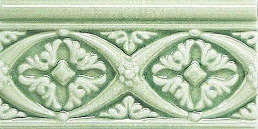 Modernista Relieve Bizantino C/C Verde Claro 7.5x15 - фото 1