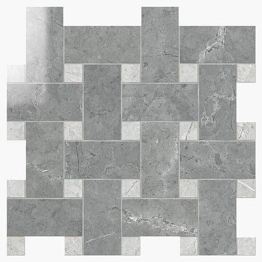 NovaBell Imperial Intreccio Grigio Imperiale Lapp. 30x30 - фото 1