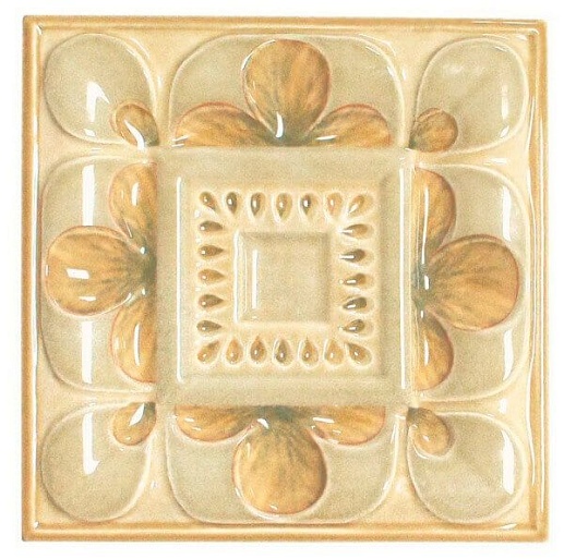 Sincera Quadripetalo Lustro Champagne 15x15 - фото 1