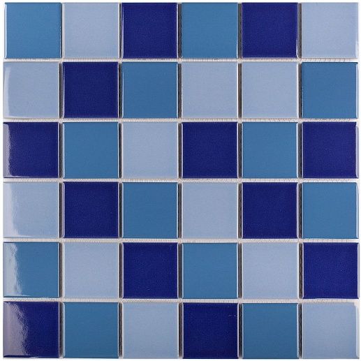 Homework Blue Mix Glossy 30.6x30.6 - фото 1