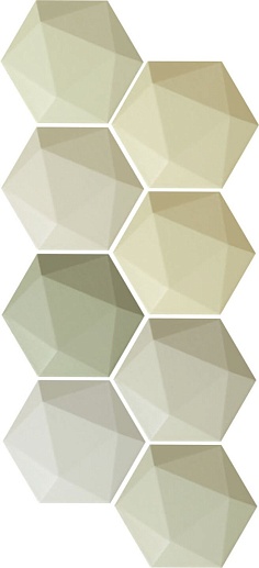 Origami Green hex 11x12.5 - фото 1