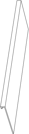 Chateau Gradone Blanc Lappato 33x120x3.2 - фото 1