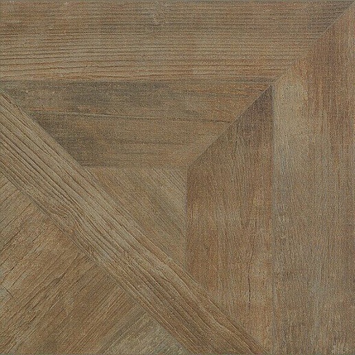 Rinascimento Intarsio Noce Nat Rett Firma 50x50 - фото 1