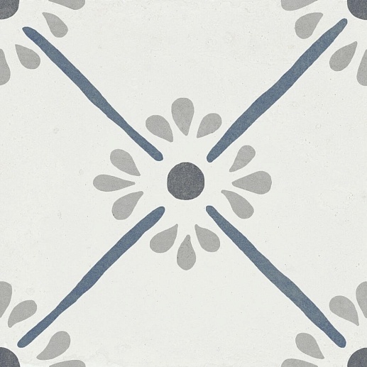 Provenza Blue Flower 22.3x22.3 - фото 1