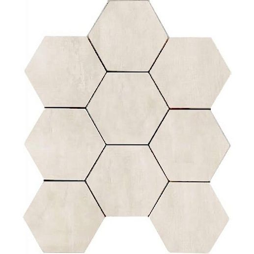 Mood Mosaico Esagoni Salt 35x40 - фото 1
