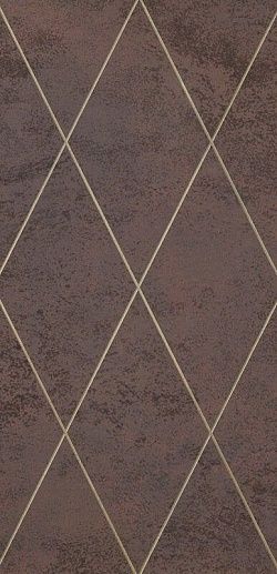 AD Maiora Rhombus Oro Su Moro 50x100 - фото 1
