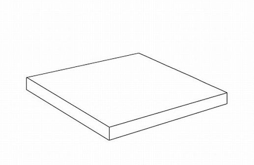 Marble Ang.Grad.Nero Sl Lap 32.5x32.5 - фото 1