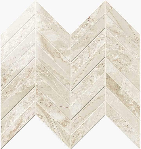 NovaBell Imperial Chevron Crema Lapp. 24.7x30 - фото 1