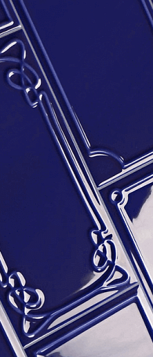 Art Deco Vector Frame E Victoria Blue 12.5x25 - фото 1