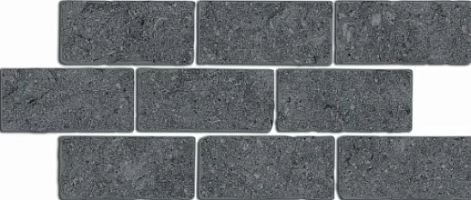 BR021 Роверелла серый темный мозаичный 34.5x14.7 - фото 1