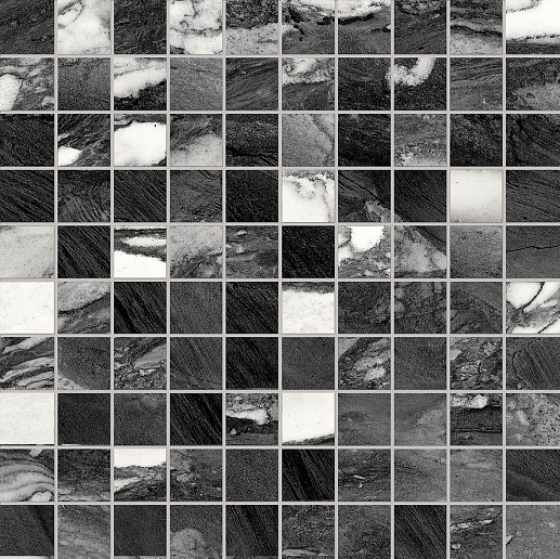 Tele di Marmo Mosaico 3x3 Calacatta Renoir Lappato - фото 1