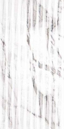 Carrara Lined White Shine 30x60 - фото 1