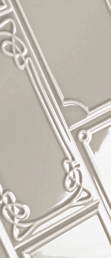 Art Deco Vector Frame E Silver Gray 12.5x25 - фото 1