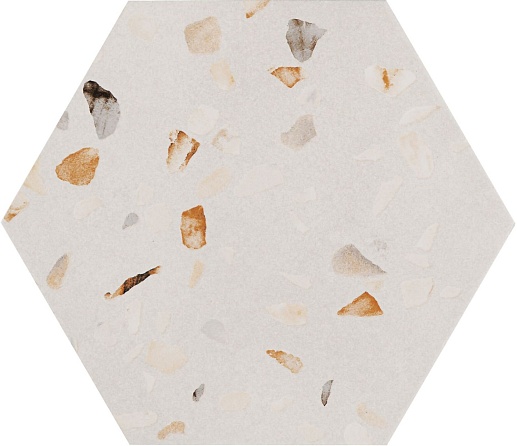 Doria Hex.Bianco 25.8x29 - фото 1