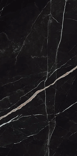 Calacatta Black Polished Rect 60x120 - фото 1