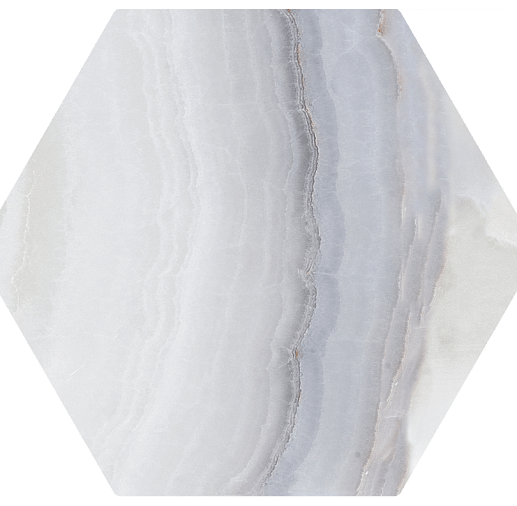 Onyx Hex Grey 20x24 - фото 1