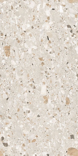 Terazzo Crema Carving 60x120 - фото 1