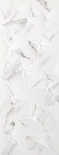 Calacatta Kite Mate SlimRect White 24.2x64.2 - фото 1