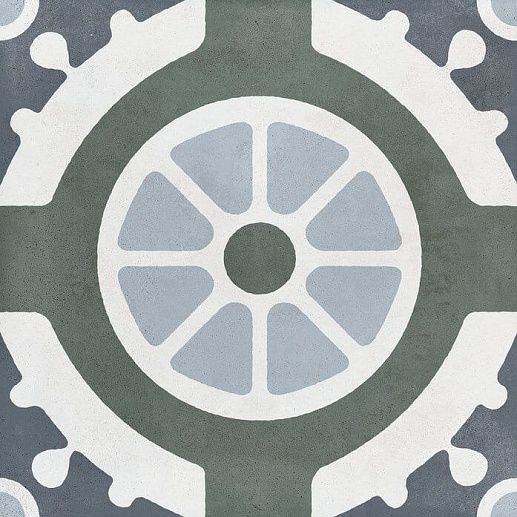 Havana White Rounde 22.3x22.3 - фото 1