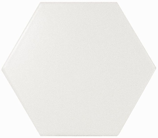 Scale Hexagon White Matt 10.7x12.4 - фото 1