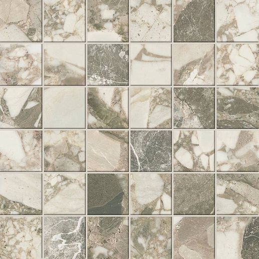 Forte dei Marmi F.d.M. Ceppo Ap. Cream Mosaic 30x30 - фото 1