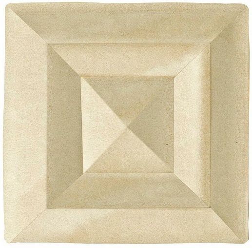 Sincera Righe Rilievo Lustro Champagne 6.5x6.5 - фото 1