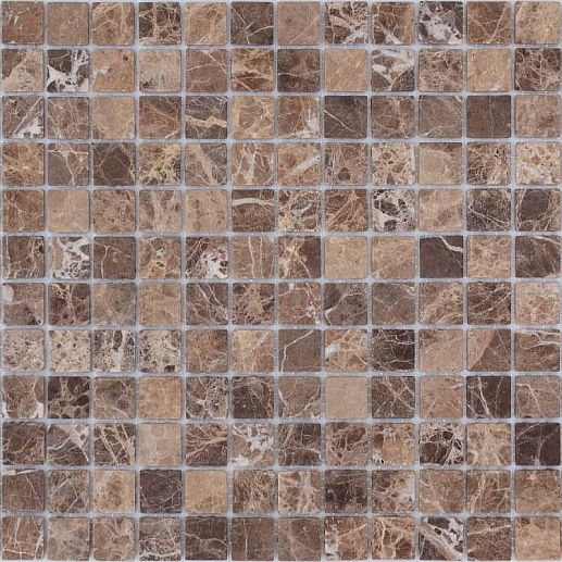 Pietrine 4 мм Emperador Dark Mat 23x23x4 - фото 1