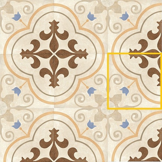 Swing Multicolor 03 Beige 20x20 - фото 1