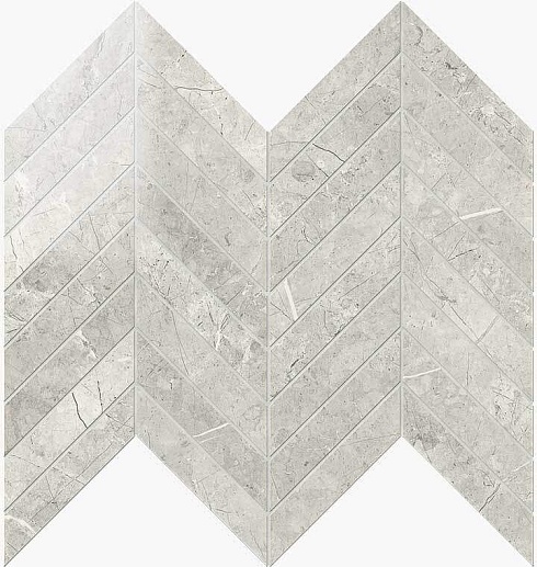NovaBell Imperial Chevron London Grey Lapp. 24.7x30 - фото 1