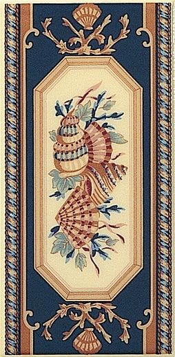 Grand Elegance Conchiglie Su Crema 10x20 - фото 1