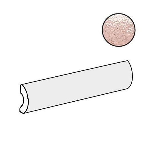 Altea Pencil Bullnose Dusty Pink 3x20 - фото 1