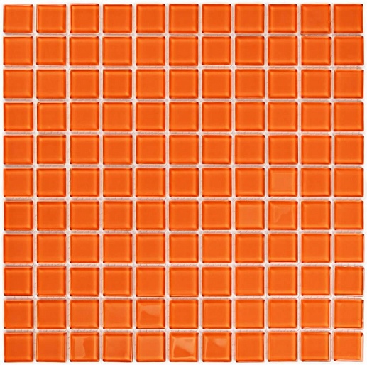 Mosaics Orange Glass 30x30 - фото 1