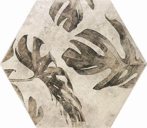 Amazonia Tropic Grey Hexag 32x36.8 - фото 1
