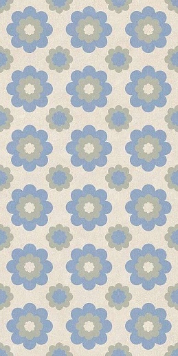 Homey Flower Chalk Nat Ret 60x120 - фото 1