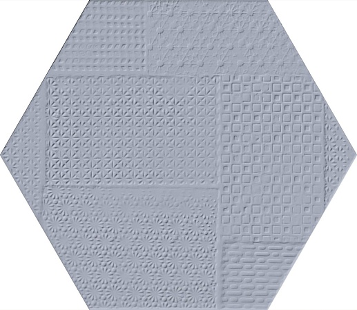 Sixty Esagona Timbro Cielo Silktech 18.2x21 - фото 1