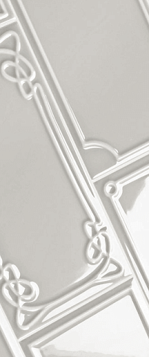 Art Deco Vector Frame E Ash Gray 12.5x25 - фото 1