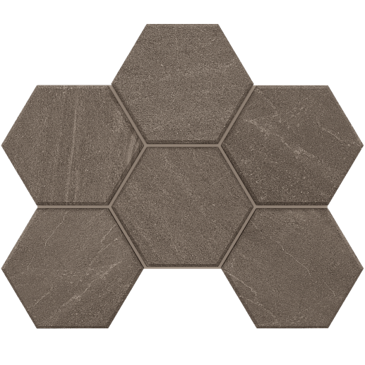 Gabbro Anthracite Hexagon 25x28.5 - фото 1